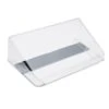 Deflecto Magnetic DocuPocket Wall File, Letter Size, 13" X 4" X 7", Clear