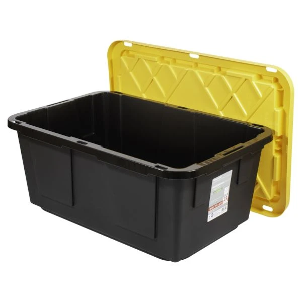 By Greenmade Professional Storage Totes, 23-Gallon, Black/Yellow, Pack Of 4 Totes 9 By Greenmade Professional Storage Totes, 23-Gallon, Black/Yellow, Pack Of 4 Totes - Image 7