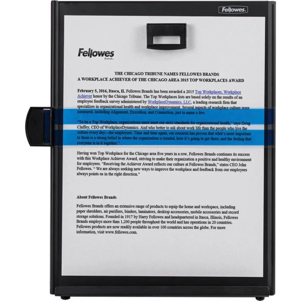 Fellowes Metal Copyholder, 200 Sheet Capacity, Steel, Black 7 Fellowes Metal Copyholder, 200 Sheet Capacity, Steel, Black - Image 5