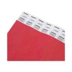 Advantus Crowd Management Wristbands, Sequentially Numbered, 9.75" X 0.75", Red, 500/Pack -Office Supplies Shop 977fdb0306486b907177e84efea865995f