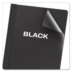 Oxford Clear Front Standard Grade Report Cover, Three-Prong Fastener, 0.5" Capacity, 8.5 X 11, Clear/Black, 25/Box -Office Supplies Shop 993d2677690480bb6ca33765b5d274ea17