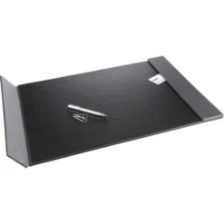 Artistic Monticello Desk Pad, With Fold-Out Sides, 24 X 19, Black -Office Supplies Shop 99a8efc2d7047f0d251df1b8e5a268e961