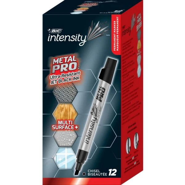 BIC Pro Chisel Tip Intensity Permanent Marker 5 BIC Pro Chisel Tip Intensity Permanent Marker - Image 3