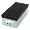 Oxford Index Card Storage Box, Holds 1,000 3 X 5 Cards, 5.5 X 11.5 X 3.88, Pressboard, Blue Fog/Black 2 Oxford Index Card Storage Box, Holds 1,000 3 X 5 Cards, 5.5 X 11.5 X 3.88, Pressboard, Blue Fog/Black -Office Supplies Shop 9a576c35fadc10f4b2b1a0ac73797cf007