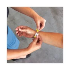 Advantus Crowd Management Wristbands, Sequentially Numbered, 9.75" X 0.75", Yellow, 500/Pack -Office Supplies Shop 9b47bd7401dda18247226e157ea7f7dc17