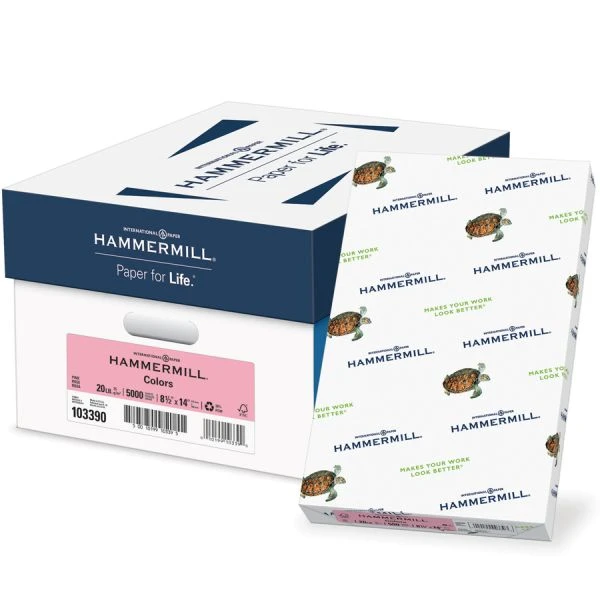 Hammermill Super-Premium Colored Paper, 20 Lb., 8.5" X 14", Pink, 500 Sheets/Ream 5 Hammermill Super-Premium Colored Paper, 20 Lb., 8.5" X 14", Pink, 500 Sheets/Ream - Image 3