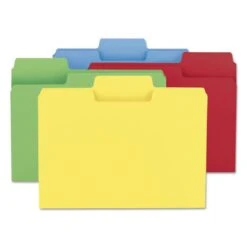 Smead SuperTab Colored File Folders, 1/3-Cut Tabs: Assorted, Letter Size, 0.75" Expansion, 14-pt Stock, Assorted Colors, 50/Box -Office Supplies Shop 9bb21b64e8d6b0fbfd358902ca7f5f1383