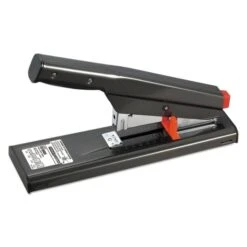 Bostitch Antimicrobial 130-Sheet Heavy-Duty Stapler, 130-Sheet Capacity, Black