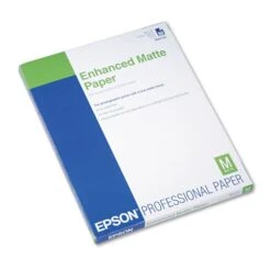 Epson® Epson Ultra Premium Matte Presentation Paper, 10 Mil, 8.5 X 11, Matte White, 50/Pack