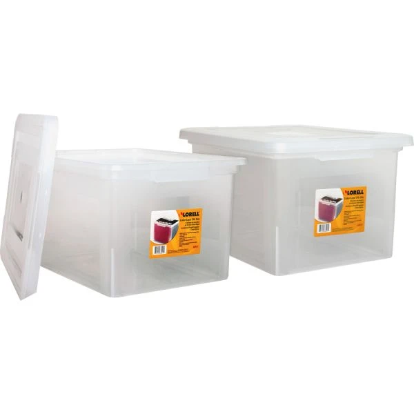 Lorell Letter/Legal Plastic File Box 3 Lorell Letter/Legal Plastic File Box