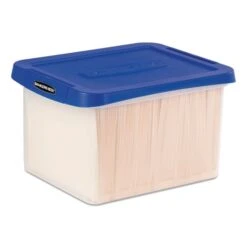 Bankers Box Heavy Duty Plastic File Storage, Locking Lid, Letter/Legal, Clear/Blue, 2/Pack -Office Supplies Shop a4db428adb5dc6686ad2238c1ff3f790c0