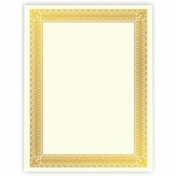 Geographics Gold Foil Certificate