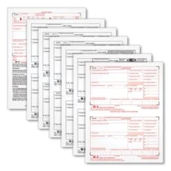 TOPS W-2 Tax Form For Inkjet/Laser Printers, Fiscal Year: 2022, Six-Part Carbonless, 8.5 X 5.5, 2 Forms/Sheet, 50 Forms Total