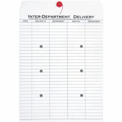 Quality Park Inter-Department Envelope, #97, Two-Sided Five-Column Format, 10 X 13, White, 100/Box -Office Supplies Shop a77c02d236b6143674d6dd6b27e3f61bb2