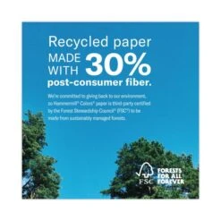 Hammermill Recycled Colored Paper, 20 Lb, 8 1/2 X 11, Cream, 500 Sheets/Ream -Office Supplies Shop a81c1dd38a35864077f665169f2e2bb0ce