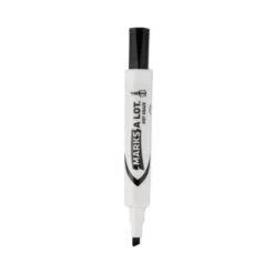 Avery MARKS A LOT Desk-Style Dry Erase Marker, Broad Chisel Tip, Black, 200/Box (24445)