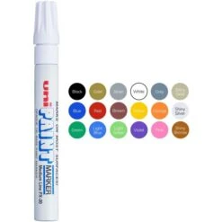 Sanford Uni-Paint Permanent Marker, Medium Bullet Tip, Assorted Colors, 12/Set -Office Supplies Shop a8e399edb53becd7c53220db18c73130b8