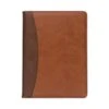 Samsill Two-Tone Padfolio With Spine Accent, 10.6w X 14.25h, Polyurethane, Tan/Brown -Office Supplies Shop a9373258de8c71ea8bad50b249b56295e8