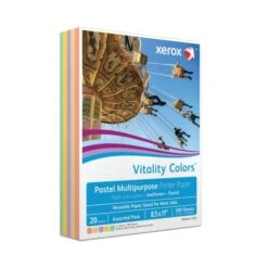 Xerox™ Xerox Vitality Colors Color Multi-Use Printer & Copier Paper, Letter Size (8 1/2" X 11"), Ream Of 500 Sheets, 20 Lb, 30% Recycled, Assorted Colors -Office Supplies Shop a97d7191f99f3430457660020511f1ad7e