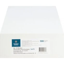 Business Source Business Envelopes, #10 (9.75" X 4"), Peel & Seal, 500 Envelopes/ Box -Office Supplies Shop a9d29279e532541308c30087bfe5833cd7
