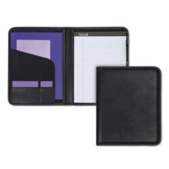 Samsill Professional Padfolio, Storage Pockets/Card Slots, Writing Pad, Black -Office Supplies Shop ac3e37f6fd883512d5b0a65477a58d5777