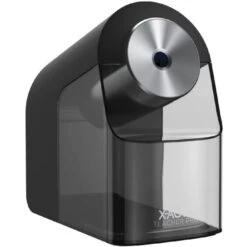 X-ACTO Model 1675 TeacherPro Classroom Electric Pencil Sharpener, AC-Powered, 4 X 7.5 X 8, Black/Silver/Smoke