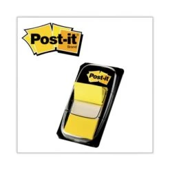 Post-it Flags Marking Page Flags In Dispensers, Yellow, 50 Flags/Dispenser, 12 Dispensers/Box -Office Supplies Shop ac71fe59be80fd21b4d5fe9e34ae84fc2c