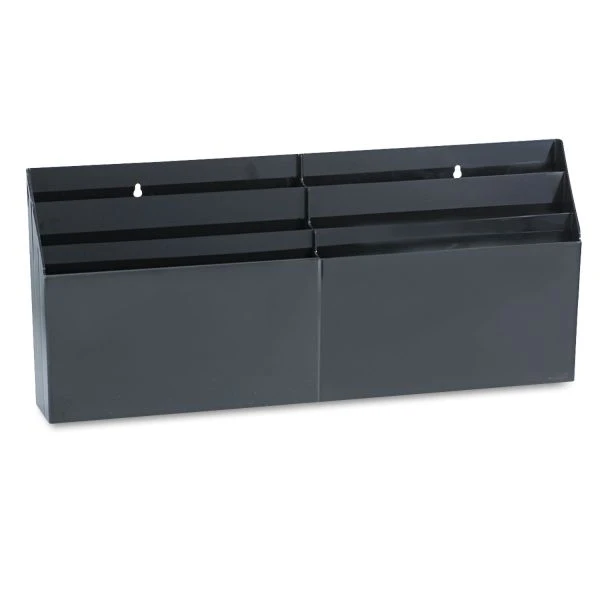 Rubbermaid Optimizers Six-Pocket Organizer, 6 Sections, Letter Size, 26.66" X 3.8" X 11.56" , Black 3 Rubbermaid Optimizers Six-Pocket Organizer, 6 Sections, Letter Size, 26.66" X 3.8" X 11.56" , Black