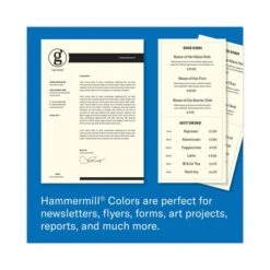 Hammermill Recycled Colored Paper, 20 Lb, 8 1/2 X 11, Cream, 500 Sheets/Ream -Office Supplies Shop ad98523c54fa5de1d1672bcf9fbdc78eea