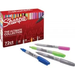 Sharpie Permanent Markers Ultimate Collection Value Pack, Assorted Bullet Tips, Assorted Colors, 72/Set -Office Supplies Shop ae8b23fc4ccc456d0de3e1821986ef5864