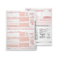 TOPS Five-Part 1099-NEC Tax Forms, Fiscal Year: 2022, Five-Part Carbonless, 8.5 X 3.5, 3 Forms/Sheet, 50 Forms Total -Office Supplies Shop ae95531105aa5e79cf357307b8e9c8d5dc