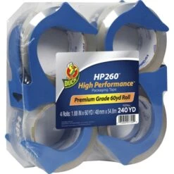 Duck HP260 Packaging Tape With Dispenser, 3" Core, 1.88" X 60 Yds, Clear, 4/Pack -Office Supplies Shop af59a3f401df8083ded2d9876f1773db06