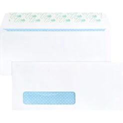 Business Source Business Envelopes, #10 (9.75" X 4"), Peel & Seal, 500 Envelopes/ Box