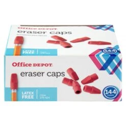 Eraser Caps, Red, Box Of 144 -Office Supplies Shop afc4aaf76ecfa8cc5f9e8c7b62d305fb33