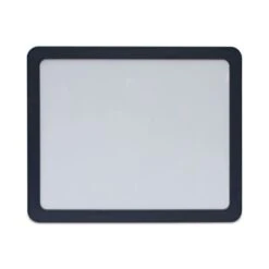 Universal Recycled Cubicle Dry Erase Board, 15.88 X 12.88, White Surface, Charcoal Plastic Frame