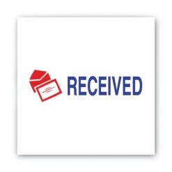 ACCUSTAMP2 Pre-Inked Shutter Stamp, Red/Blue, RECEIVED, 1.63 X 0.5 -Office Supplies Shop b1d4bdd260e7c44aa6081aa5d1f6d4f1bf