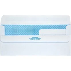 Quality Park 2-Window Redi-Seal Security-Tinted Envelope, #9 (3 7/8 X 8 7/8), Self-Seal, 250/CT -Office Supplies Shop b1fcd9c8477bd55bde95336abc3bb97065