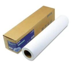 Epson® Epson Enhanced Photo Paper Roll, 10 Mil, 24" X 100 Ft, Enhanced Matte White