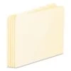 Pendaflex Blank Top Tab File Guides, 1/5-Cut Top Tab, Blank, 8.5 X 11, Manila, 100/Box -Office Supplies Shop b49d606b9860ed719ab3ceb299c6098d29