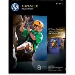 HP Advanced Photo Paper, 10.5 Mil, 8.5 X 11, Glossy White, 50/Pack -Office Supplies Shop b575fa7969c59a1aa360e4131b9ac78af5