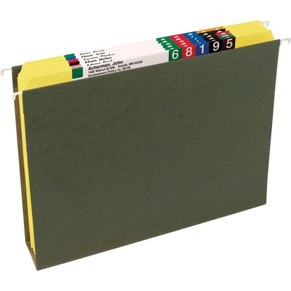 Smead Reinforced Top Tab Colored File Folders, Straight Tabs, Letter Size, 0.75" Expansion, Yellow, 100/Box 12 Smead Reinforced Top Tab Colored File Folders, Straight Tabs, Letter Size, 0.75" Expansion, Yellow, 100/Box - Image 10