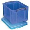 Really Useful Box Plastic Storage Box, 32 Liters, 18" X 14" X 12-1/2", Blue -Office Supplies Shop b99911b15935217207c937bff5f89d5869