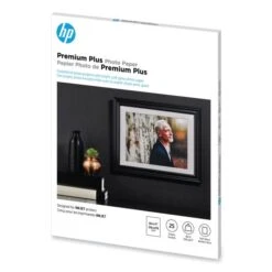 HP Premium Plus Photo Paper, 11.5 Mil, 8.5 X 11, Soft-Gloss White, 25/Pack -Office Supplies Shop b9acb5adf368bbf235122115c1b55a7302