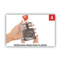 COSCO 2000PLUS Model S 360 Two-Color Message Dater, 1.75 X 1, "Received", Self-Inking, Blue/Red -Office Supplies Shop ba9e30eb1b119ce5e8095d6aa8df8be33f