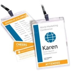 Avery Vertical Hanging Style Name Badges -Office Supplies Shop bace06dcd9cba629059dd8329b524f79c2