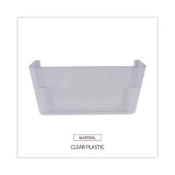Universal Wall Files, 3 Sections, Letter Size, 13" X 4" X 14", Clear, 3/Set -Office Supplies Shop be20930a71d809aa1342119e00f62fc240