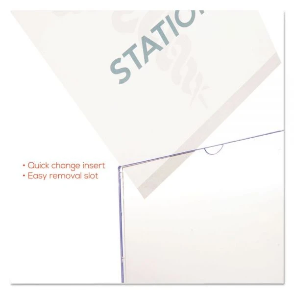 Deflecto Superior Image Cubicle Sign Holder, 8.5 X 11 Insert, Clear 5 Deflecto Superior Image Cubicle Sign Holder, 8.5 X 11 Insert, Clear - Image 3