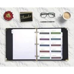 Samsill Classic Vinyl Business Card Binder, Holds 200 2 X 2.5 Cards, 10.25 X 11.13, Ebony -Office Supplies Shop bf6d8e7506148c02337c64d869d8afadb3