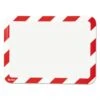 Tarifold, Inc. High Visibility Safety Frame Display Pocket-Magnet Back, 10 1/4 X 14 1/2, Red/WH
