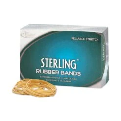 Alliance® Alliance Sterling Rubber Bands, Size 19, 0.03" Gauge, Crepe, 1 Lb Box, 1,700/Box